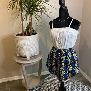 Forever 21 Tribal Print Mini Skirt